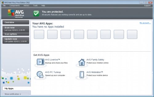 AVG Antivirus 2012 Free