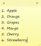 numbering