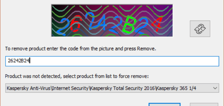 completely remove kaspersky lab products using kavremover