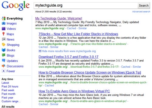 New Google Look