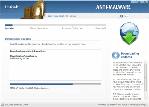 emsisoft anti-malware configuration wizard