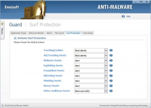 emsisoft anti-malware surf protection