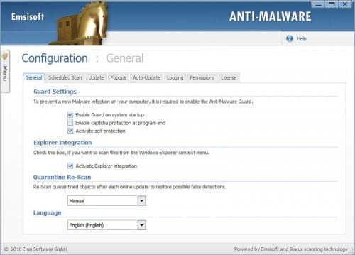 emsisoft anti-malware configuration