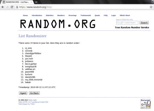 iSkysoft Draw Results
