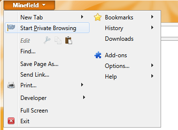 firefox 4 menu