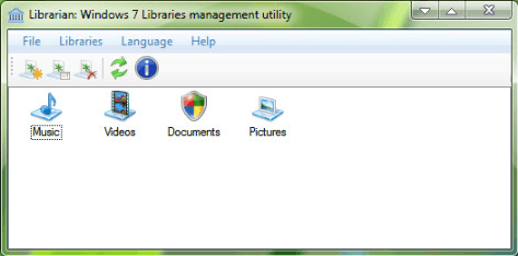 Librarian: Windows 7 Library Manager
