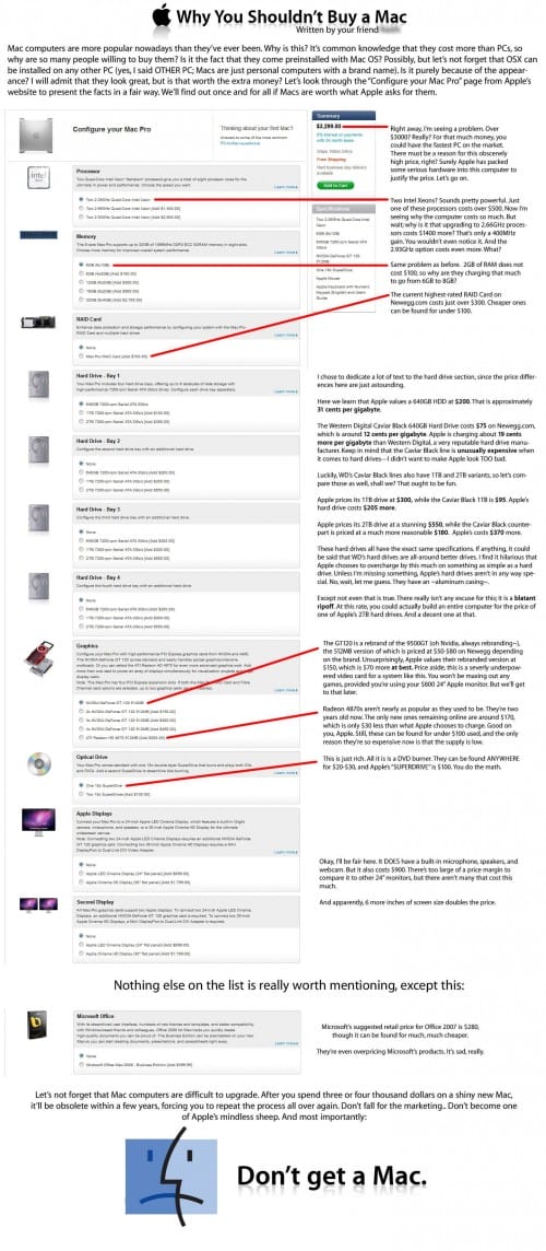 Why You Shouldn't Buy A Mac