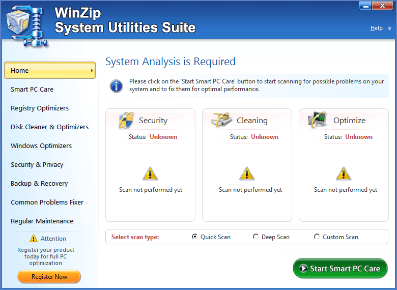 WinZip System Utilities Suite - 1