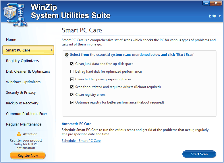 WinZip System Utilities Suite - 2