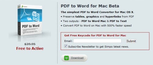 Simpo PDF to Word Converter