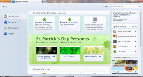 Firefox 4 Add-on Manager