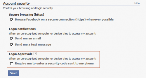 Enable Facebook Login Approvals