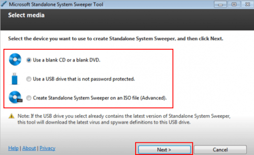 microsoft standalone system sweeper tool 2