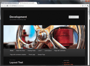 WordPress 3.2 Twenty Eleven Theme