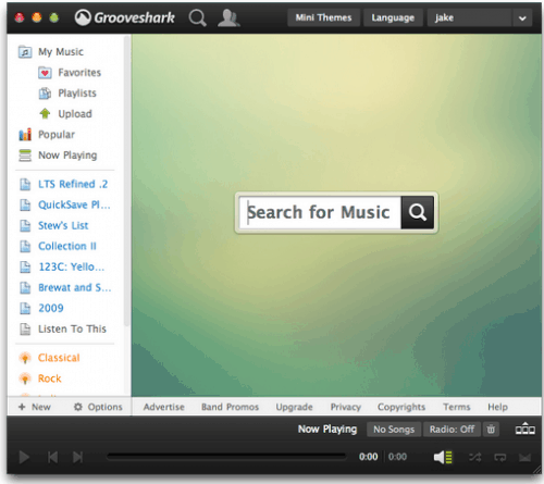 grooveshark-desktop-mac
