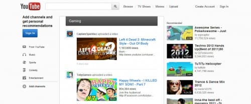 youtube-experimental-homepage
