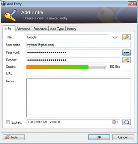 add-new-entries-keepass