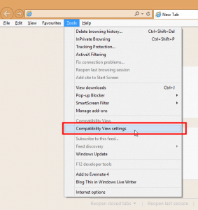 Compatibility-View-settings