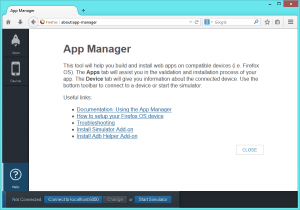 about:app-manager page