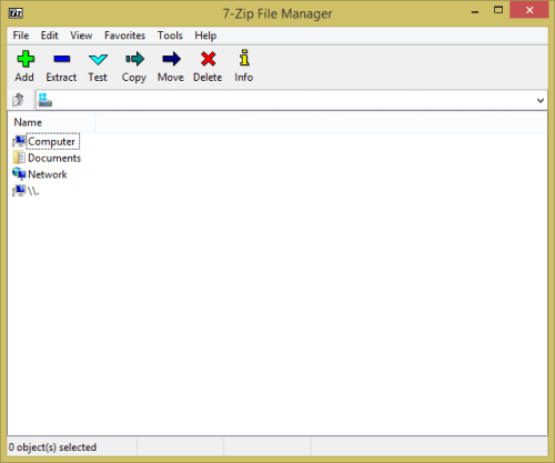 7-Zip file compression software for Windows