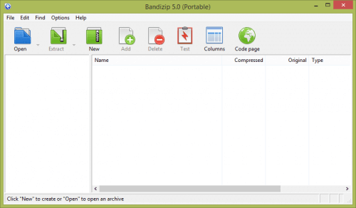 Bandizip free file archive manager for Windows