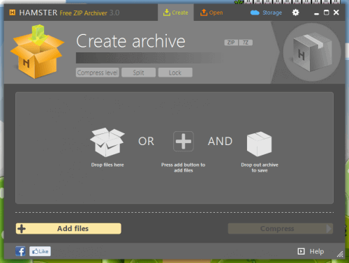 Hamster Free ZIP Archiver for Windows