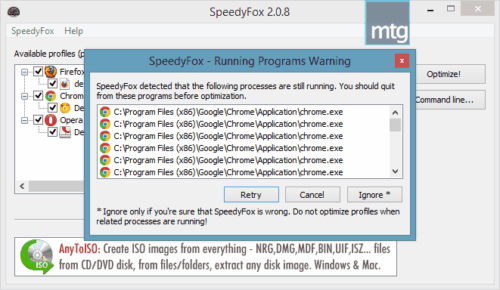 speedyfox-review-program-running-warning