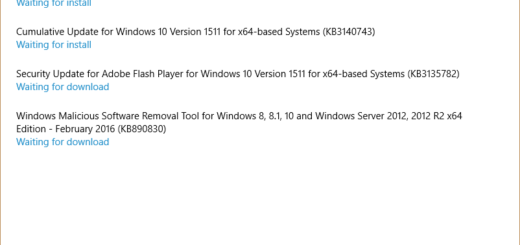 KB3140743 Cumulative Update for Windows 10 Version 1511