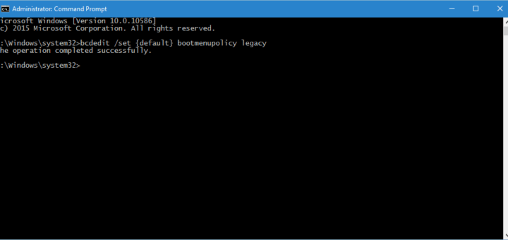 Enable F8 Safe Mode Classic Boot Loader In Windows 10
